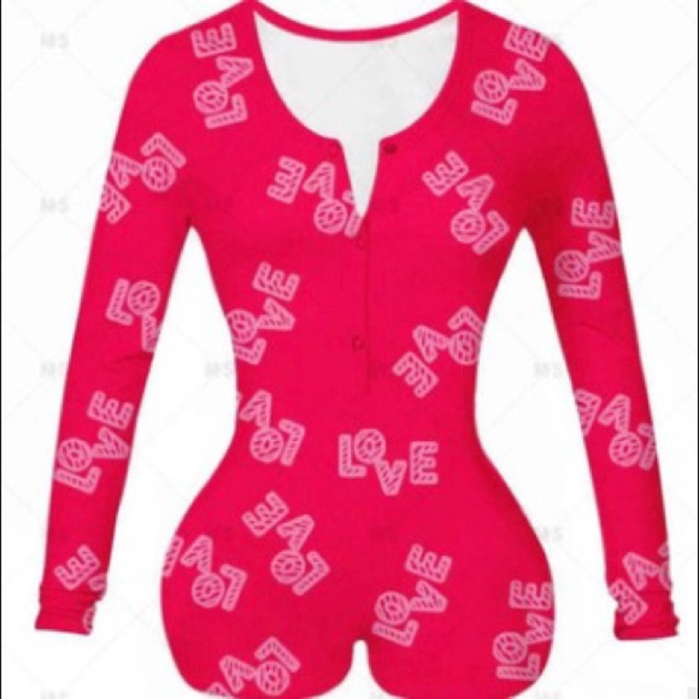LOVE pajama onesie 💕